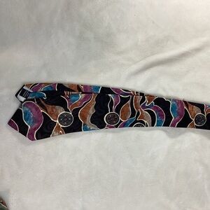 Dior Multicolor Abstract Tie